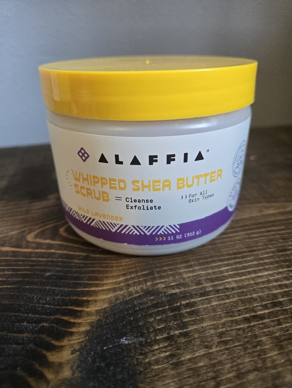 Alaffia Whipped Shea Butter Scrub - Wild Lavender